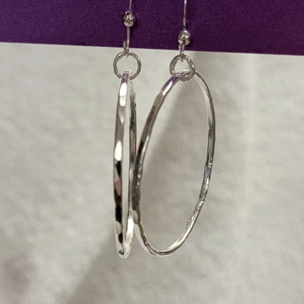 Sterling Silver Earrings - 1.5 inches